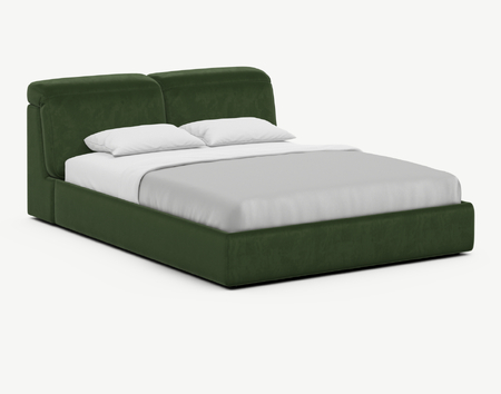 Кровать с подъёмным механизмом с декором